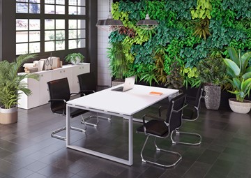 Набор мебели в офис Metal System Style (Серый/Белый) в Нальчике