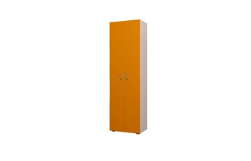 Детский шкаф 600 ДО Млечный дуб, Оранжевый в Нальчике