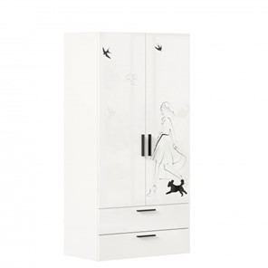 Шкаф комбинированный Джоли ЛД 535.040, Серый шелк в Нальчике
