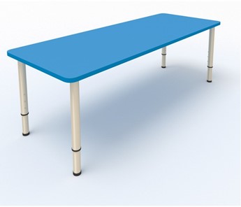 Стол для детей 2-местный  (по одну сторону столешн.) СДО-2 (0-3) синий в Нальчике