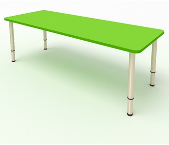 Детский стол 2-местный  (по одну сторону столешн.) СДО-2 (0-3) зеленый в Нальчике