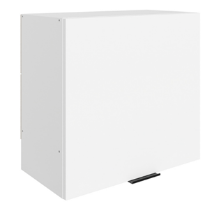 Навесной кухонный шкаф Стоун L600 Н566 (1 дв. гл.) (белый/джелато софттач) в Нальчике