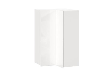 Шкаф кухонный угловой высокий Шервуд, ЛД 281.570.000.170, белый/белый глянец в Нальчике