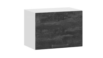 Навесной кухонный шкаф Детройт 1В5Г (Белый/Угольный Камень) в Нальчике
