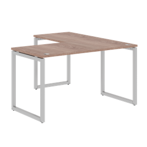 Письменный стол угловой левый XTEN-Q Дуб-сонома- серебро XQCT 1415 (L) (1400х1500х750) в Нальчике