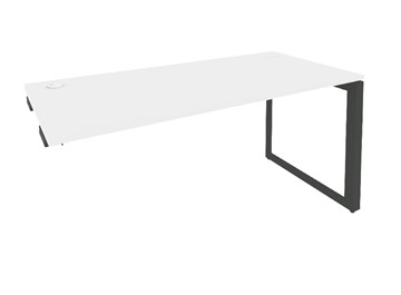 Стол приставной к тумбе O.MO-SPR-4.8 Антрацит/Белый бриллиант в Нальчике