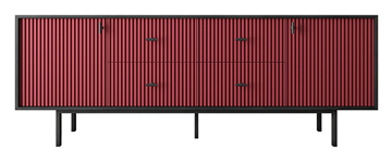 Комод с ящиками и дверцами Emerson (EM19/red/L) в Нальчике