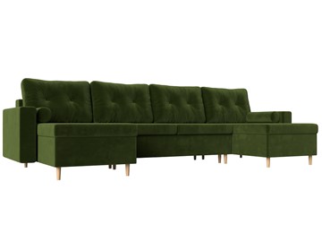 П-образный диван Белфаст, Зеленый (Микровельвет) в Нальчике