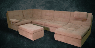 П-образный диван Шад Премьер со столом-пуфом в Нальчике