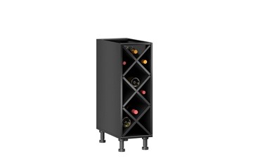 Тумба кухонная винная Мокка ЛД 270.070, цвет черный в Нальчике