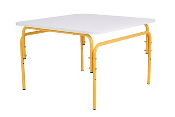 Детский растущий стол Фея Мой малыш, 0-1 гр., белый-желтый в Нальчике