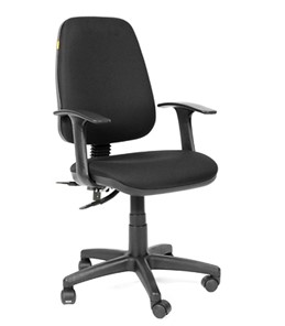 Компьютерное кресло CHAIRMAN 661 Ткань стандарт 15-21 черная в Нальчике