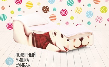 Детская кровать-зверенок Полярный мишка-Умка в Нальчике - предосмотр