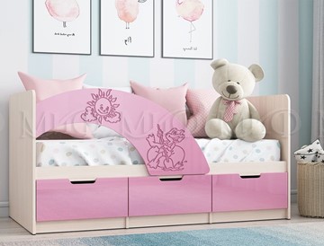 Детская кровать Юниор-3, Розовый металлик в Нальчике