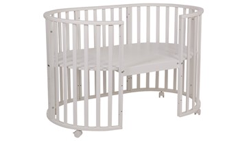 Детская кроватка-трансформер POLINI Kids Simple 905 Белый в Нальчике - предосмотр 3