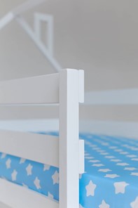 Двухъярусная кровать Домик, цвет белый в Нальчике - предосмотр 3