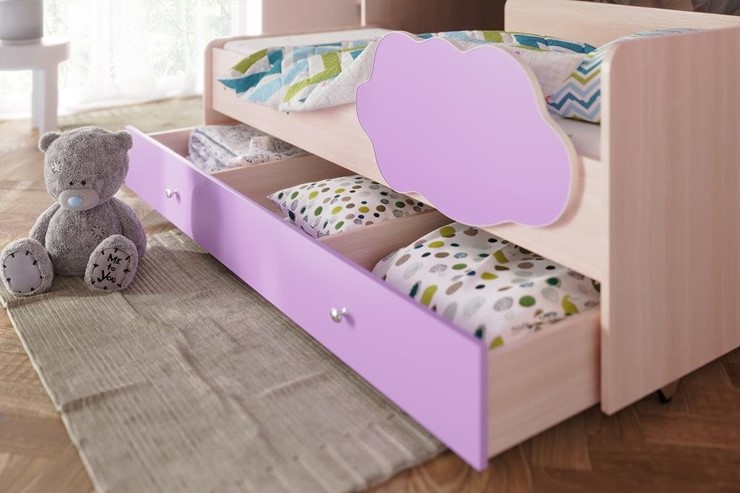Детская 2-этажная кровать Соник 1.6 с ящиком, Синий в Нальчике - изображение 1