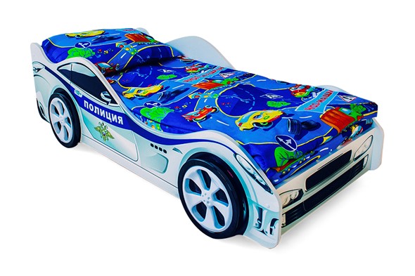 Детская кровать-машина Полиция в Нальчике - изображение