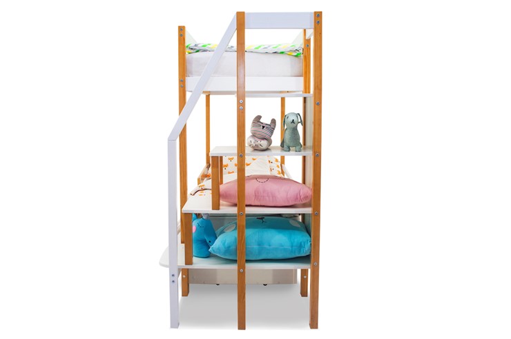 Двухэтажная детская кровать Svogen дерево-белый в Нальчике - изображение 6