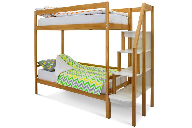 Двухэтажная кровать Svogen дерево в Нальчике - изображение 3