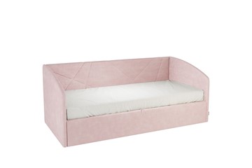 Кровать в детскую 0.9 Бест (Софа), нежно-розовый (велюр) в Нальчике