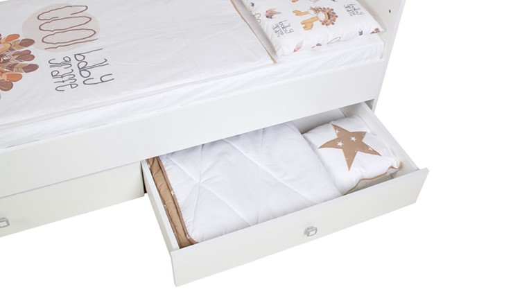 Детская кровать Фея 1100 Белый в Нальчике - изображение 10