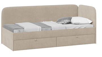 Подростковая кровать Молли тип 1 (80), Микровелюр Scandi Cream 03 в Нальчике