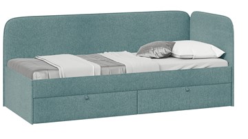 Кровать в детскую Молли тип 1 (80), Микровелюр Scandi Indigo 11 в Нальчике