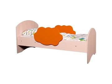 Кровать детская Тучка, корпус Дуб млечный, фасад Оранжевый в Нальчике