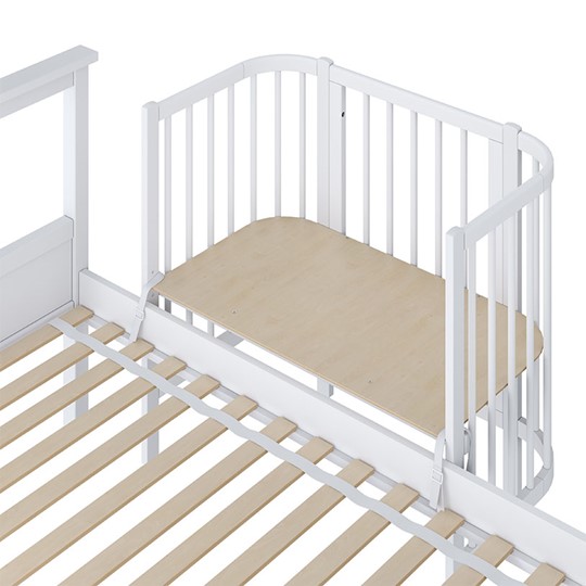 Детская кровать POLINI Kids Simple 105 Белый в Нальчике - изображение 2