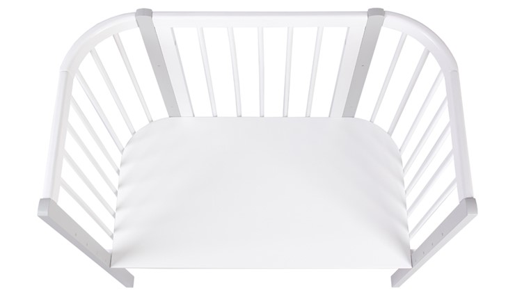 Детская кровать POLINI Kids Simple 120 Белый / Серый в Нальчике - изображение 3