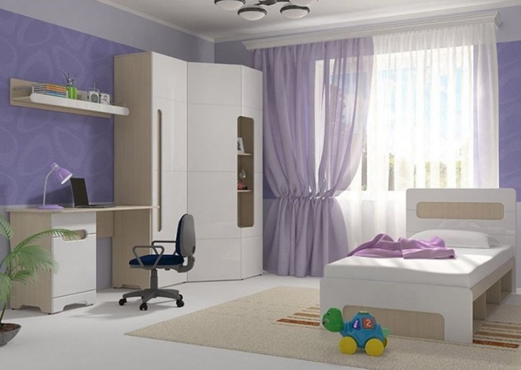 Гарнитур детской мебели Палермо-Юниор, вариант 2 без вставок в Нальчике - изображение