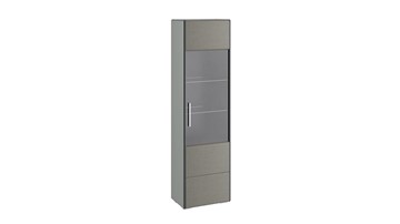 Шкаф одностворчатый Наоми для посуды, цвет Фон серый, Джут ТД-208.07.25 в Нальчике