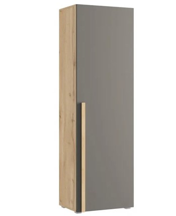 Шкаф однодверный Виллитус М2 дуб вотан/графит в Нальчике - изображение