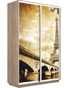 Шкаф 2-дверный Экспресс 1200x450x2400, Париж/дуб сонома в Нальчике