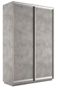 Шкаф двухдверный Экспресс (ДСП) 1200х450х2400, бетон в Нальчике