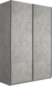 Шкаф 2-х дверный Прайм (ДСП/ДСП) 1200x570x2300, бетон в Нальчике