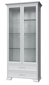 Шкаф-витрина Грация ШР-2, белый, 2 стекла в Нальчике