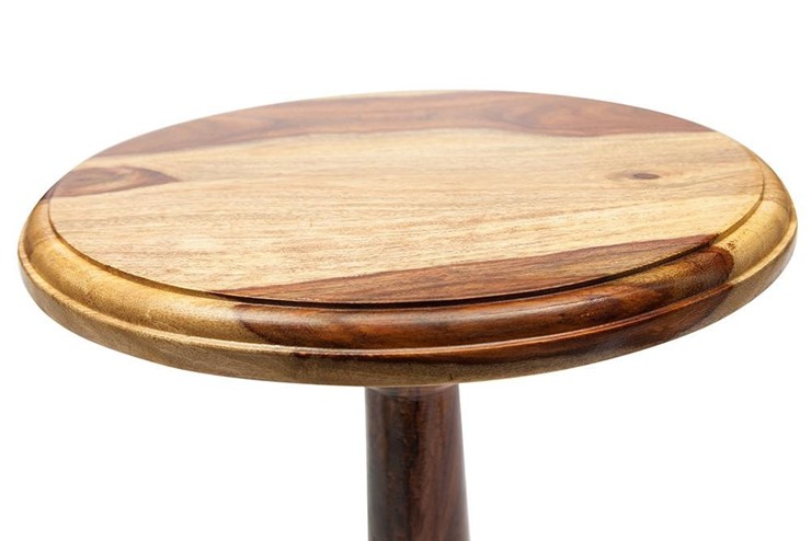 Кофейный стол Бомбей - 0237 палисандр, 35*35*60, натуральный (natural) арт.10046 в Нальчике - изображение 1