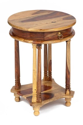 Кофейный стол Бомбей - 1149  палисандр, 45*45*60, натуральный (natural) арт.10049 в Нальчике - изображение