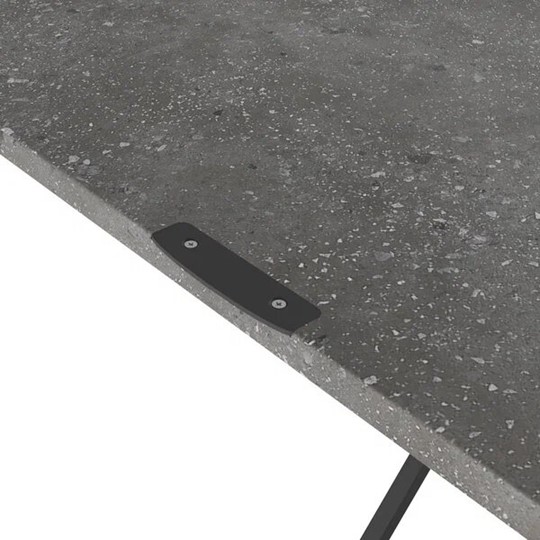 Складной стол-трансформер АНДРЭ Loft (терраццо черный) в Нальчике - изображение 4