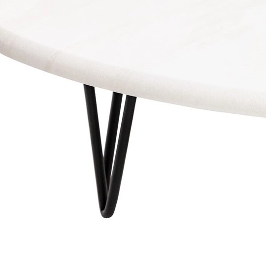 Столик Дадли (Черный/Белый бетон) в Нальчике - изображение 5