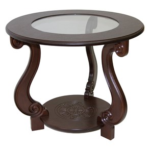 Круглый столик Грация С (Темно-коричневый) в Нальчике