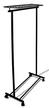 Вешалка гардеробная на колесах М 9 (Черный) в Нальчике - изображение