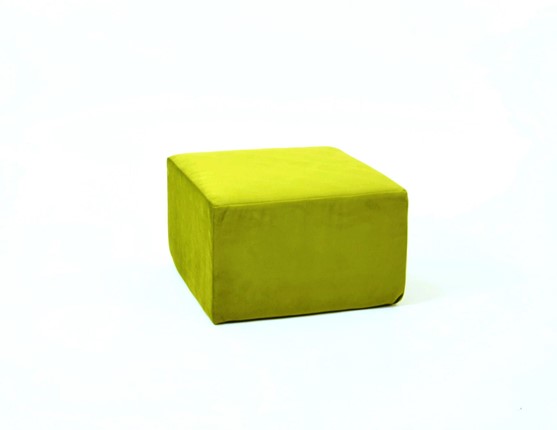 Пуф бескаркасный Тетрис 50х50, зеленый в Нальчике - изображение