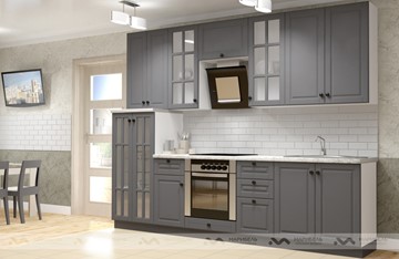 Модульный кухонный гарнитур Верона 2800, цвет Графит в Нальчике - предосмотр