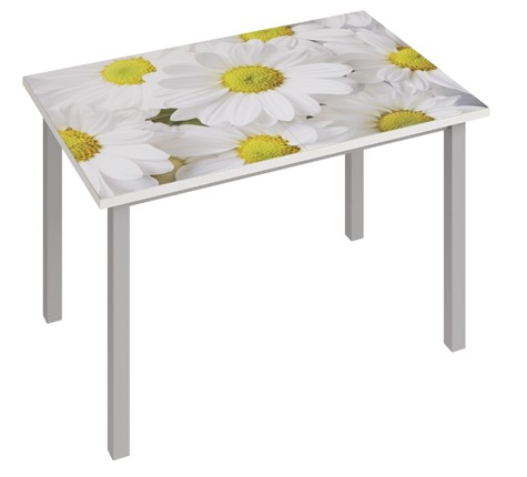 Кухонный стол раскладной Фристайл-3, Ромашка в Нальчике - изображение