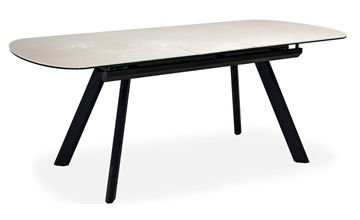 Кухонный раскладной стол Шамони 2CQ 160х90 (Oxide Avorio/Графит) в Нальчике - предосмотр 1