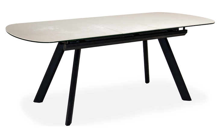 Кухонный раскладной стол Шамони 2CQ 160х90 (Oxide Avorio/Графит) в Нальчике - изображение 1