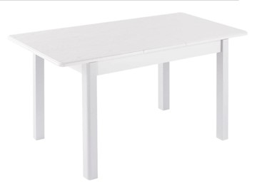 Кухонный стол раздвижной Айсберг-01 МДФ, белый МДФ/40 массив прямые белые в Нальчике